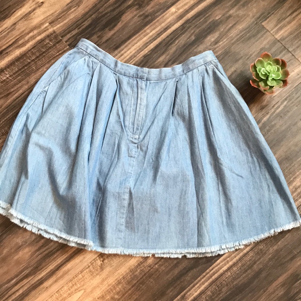 🎀 NWT French Laundry Denim Skirt